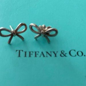 Tiffany Bow Stud Earrings